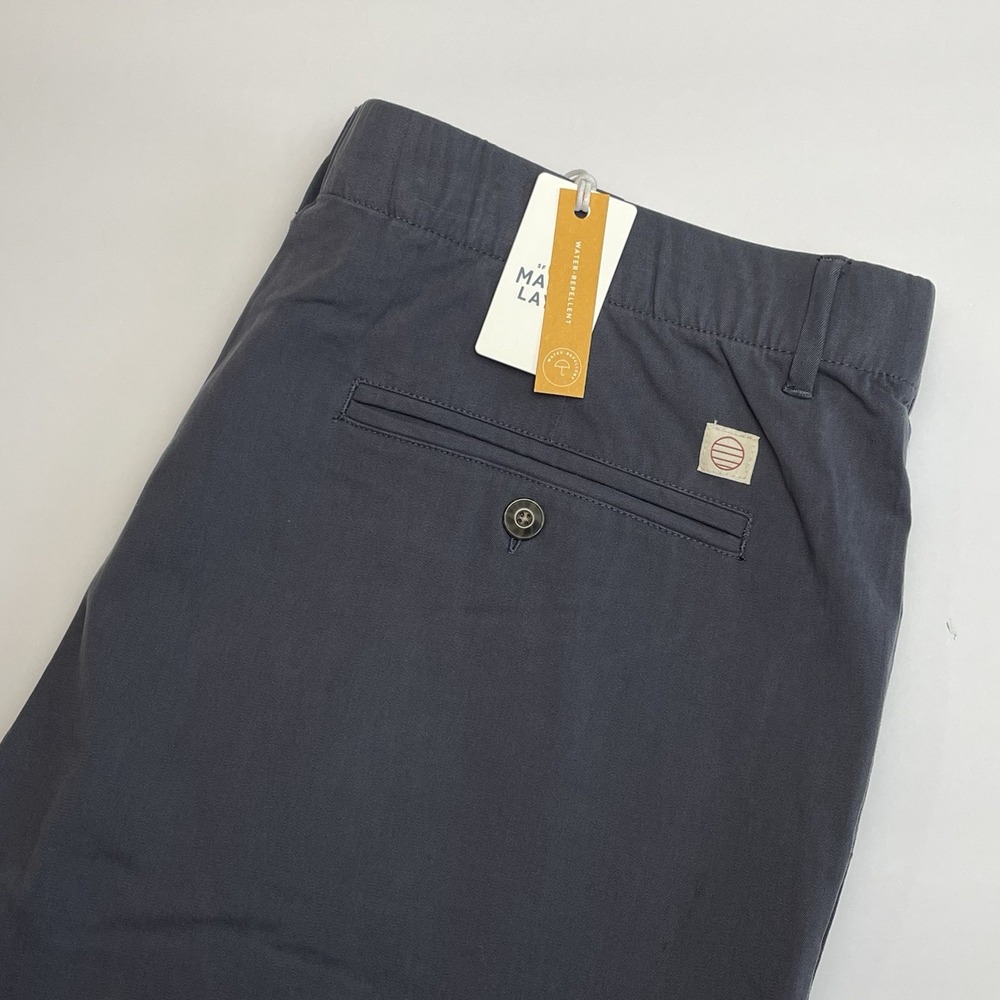NEW Marine Layer Breeze Saturday Chino Pants XL Slim Straight India Ink Navy